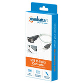 Convertidor Manhattan Usb 1.1 A Serial Db9m Rs232 45cm 205146